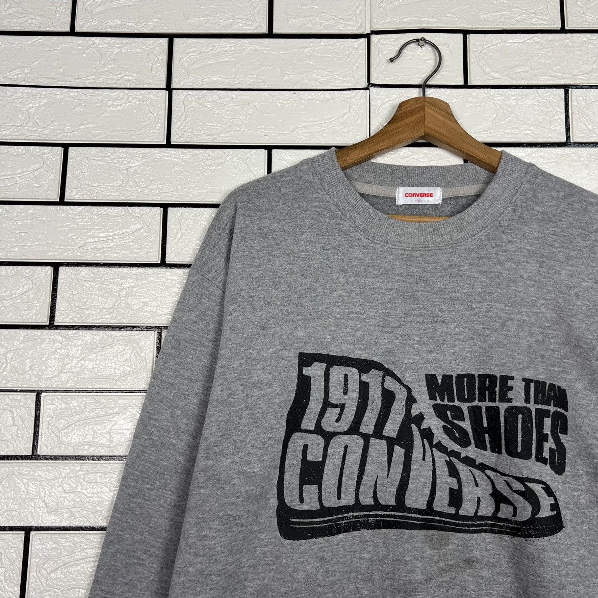 Converse CONVERSE More Than Shoes Big Logo Sweatshirt #4072-C185 Size US L / EU 52-54 / 3 - 4 Thumbnail