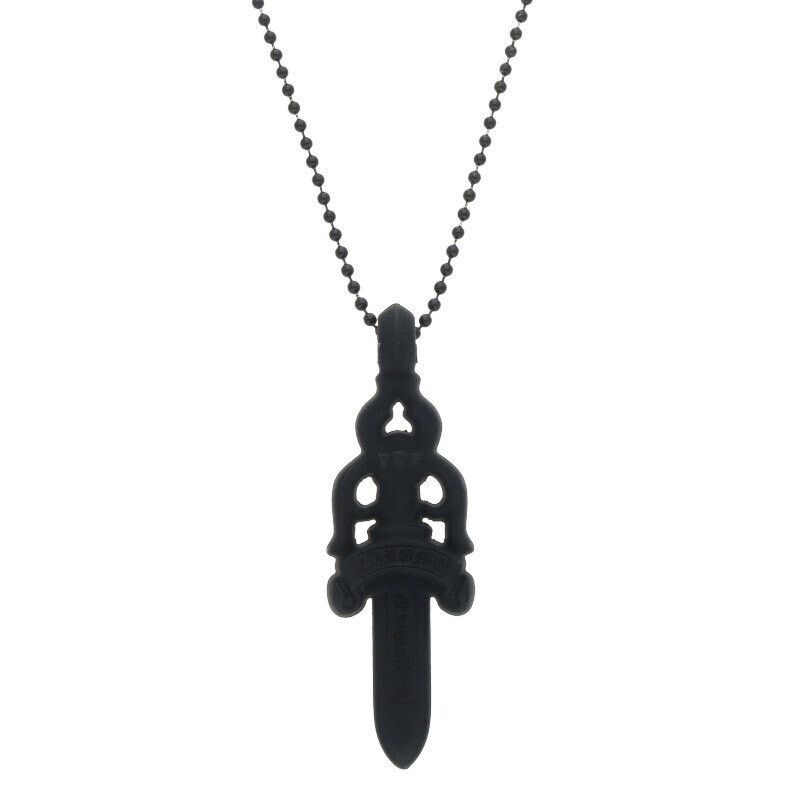 Chrome Hearts Chrome Hearts Rubber Dagger Necklace GZ11 Size ONE SIZE - 1 Thumbnail