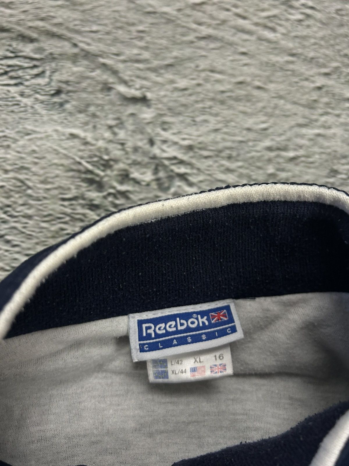 Reebok × Vintage Reebok vintage track suit navy track pants nylon UK Size US XL / EU 56 / 4 - 4 Thumbnail