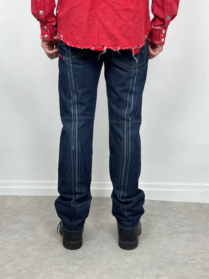 Marithe + Francois Girbaud 2000s Marithé + François Girbaud Large Navy Denim Jeans Size US 30 / EU 46 - 4 Thumbnail