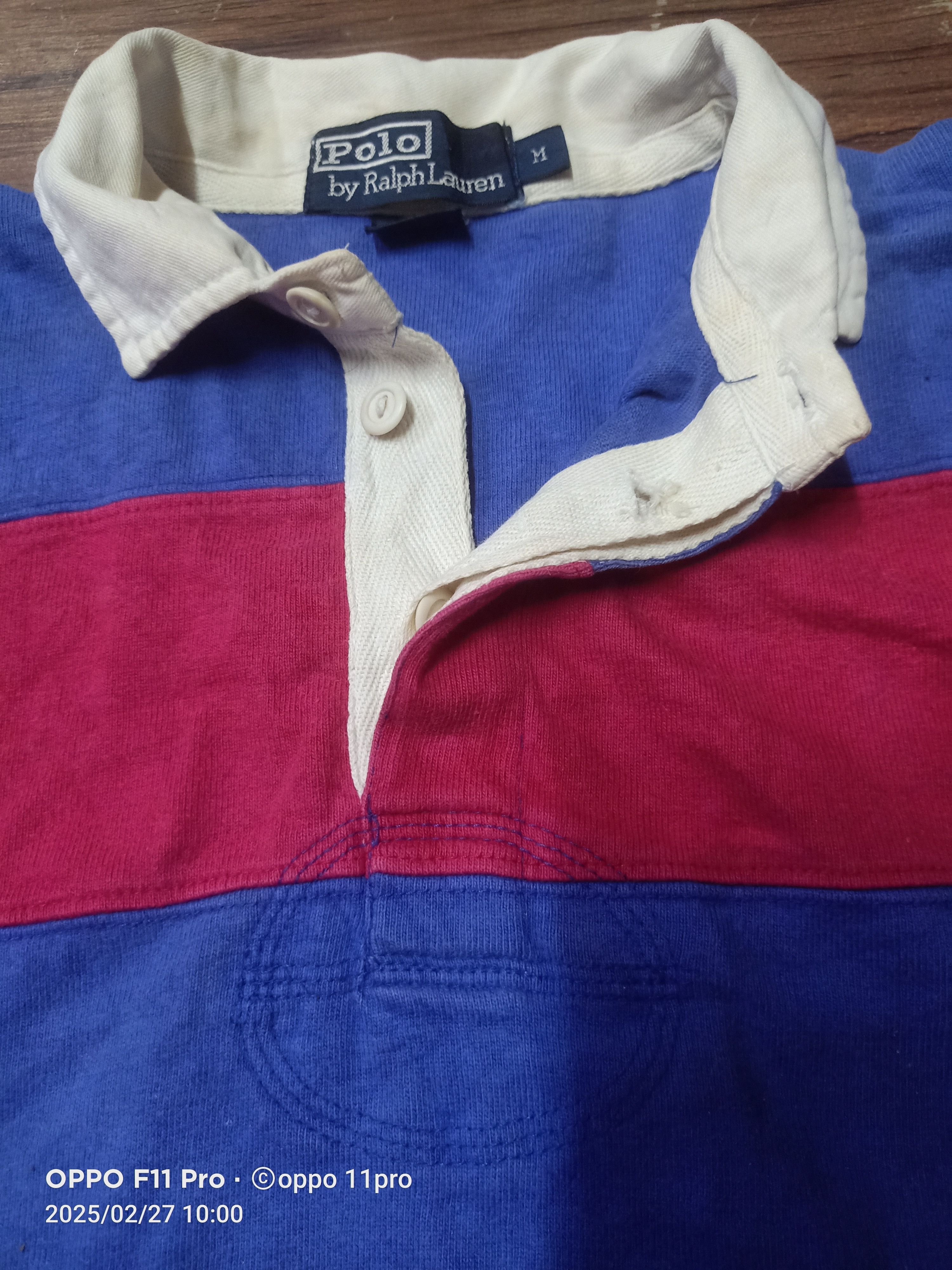 Polo Ralph Lauren × Rugby Ralph Lauren Polo Ralph LongSleeve Polo Shirt Size US L / EU 52-54 / 3 - 6 Thumbnail