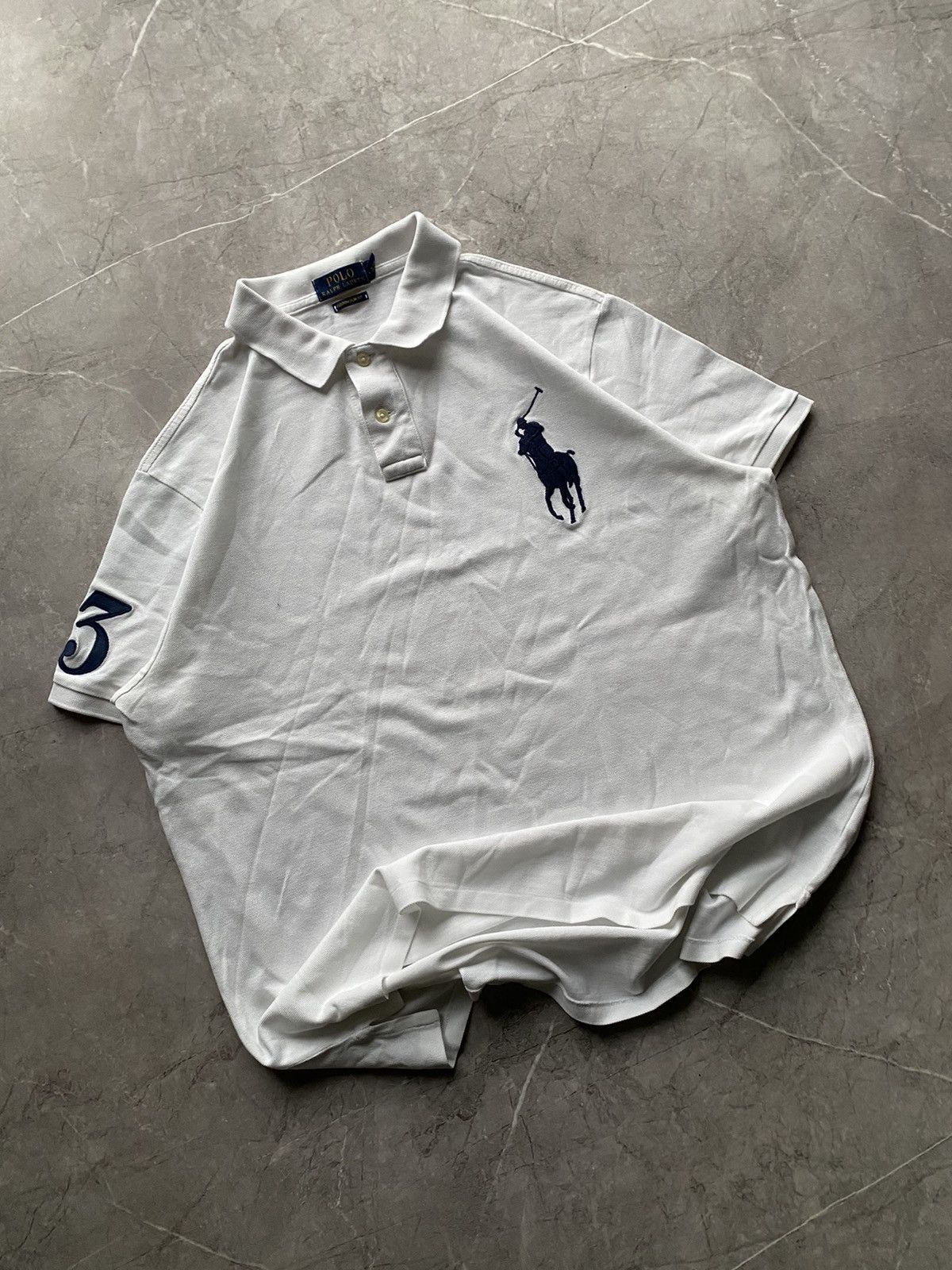 Polo Ralph Lauren Rare Y2K Polo Ralph Lauren Big Pony #3 Polo Chief Keef Size US XL / EU 56 / 4 - 1 Thumbnail