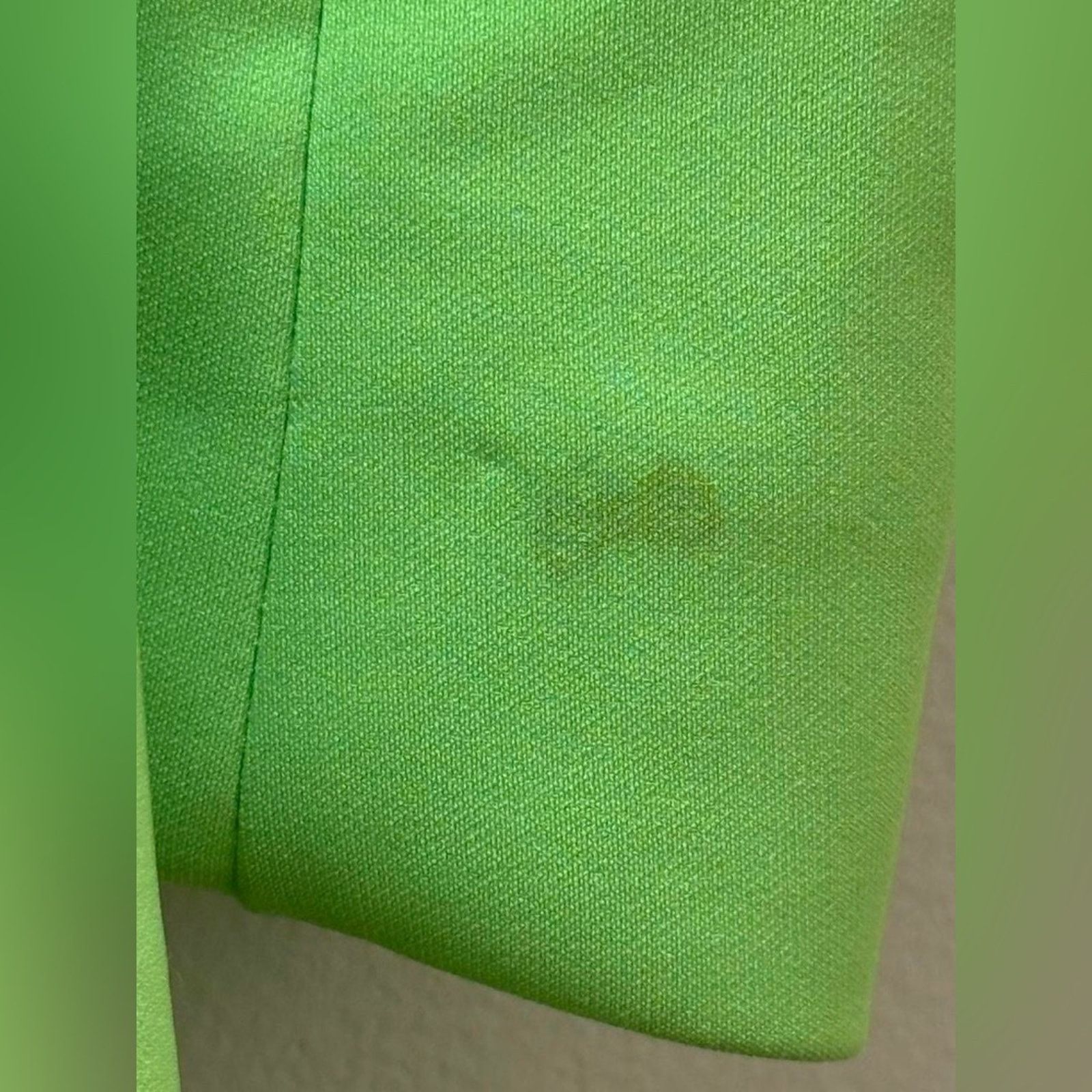 Zara Zara Neon Green Blazer Dress Size XS With Tags Mini Size XS / US 0-2 / IT 36-38 - 7 Thumbnail
