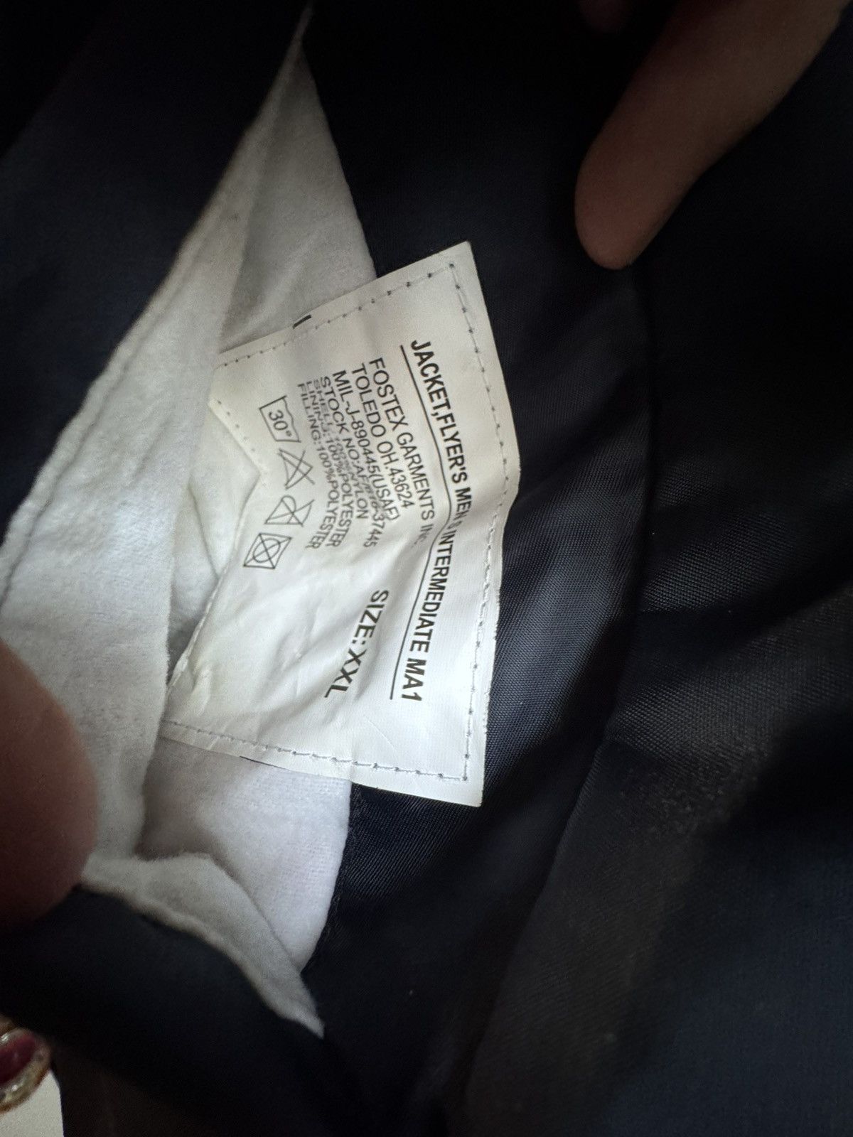 Vintage Ma1 Flyer Navy Vintage Bomber Alpha XXL Jacket Oversize Size US XXL / EU 58 / 5 - 8 Thumbnail