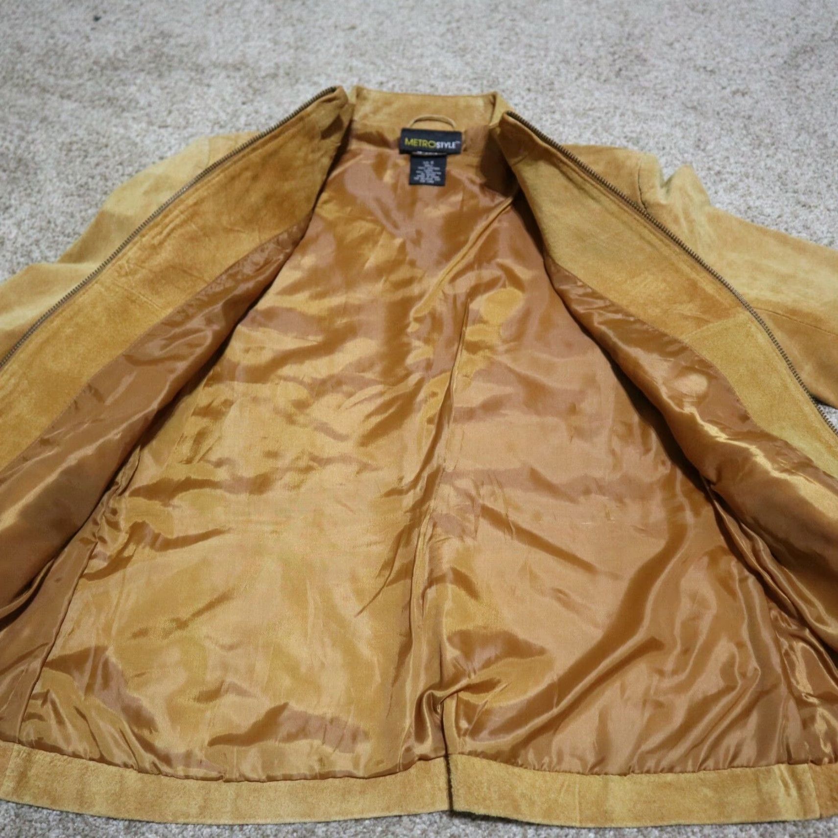 Vintage VINTAGE Leather Jacket and Skirt Set METROSTYLE Size 6 Small Size 28" / US 6 / IT 42 - 3 Thumbnail