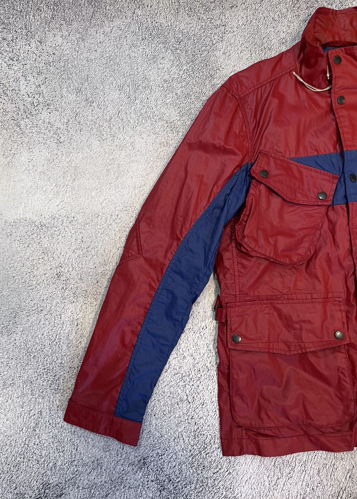 Napapijri Napapijri Men’s Jacket Wax Corpo Red Big Logo Size XL Size US XL / EU 56 / 4 - 4 Thumbnail
