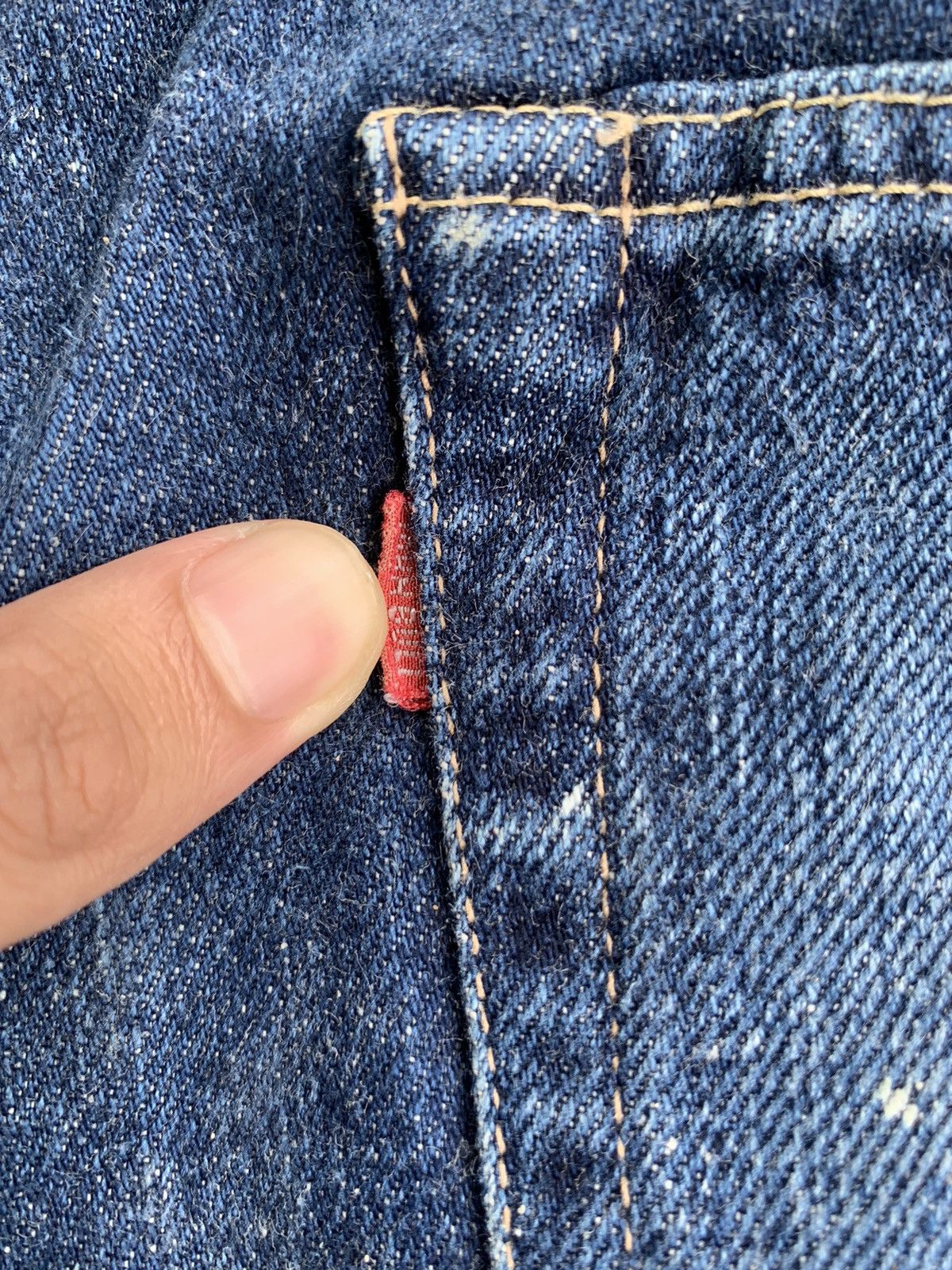 Japanese Brand × Johnbull Rare🔥 Johnbull Redline Selvedge Denim Size US 29 - 20 Thumbnail