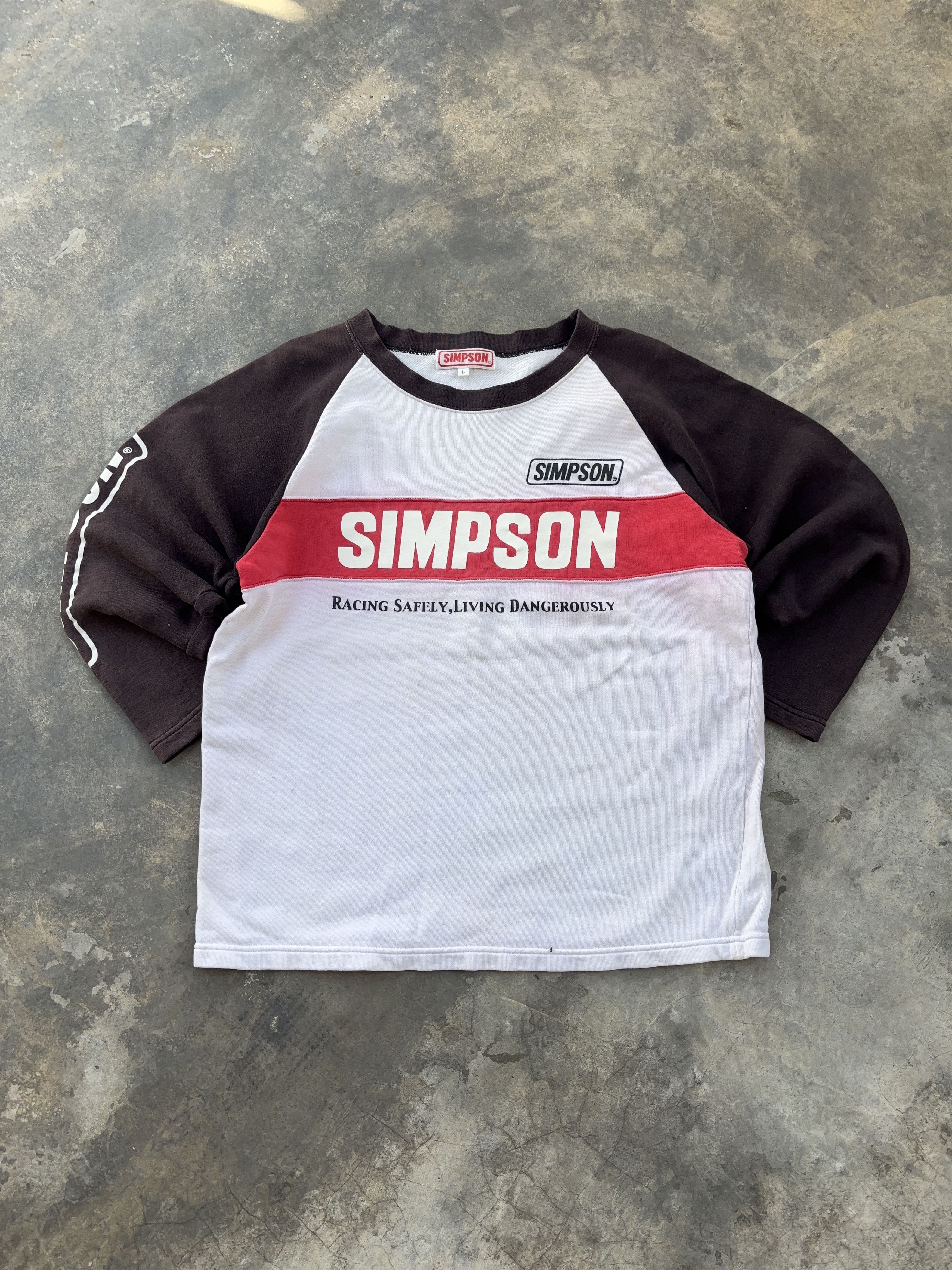 Other Simpson Vintage Motorsport Long Sleeve T-Shirt Size US L / EU 52-54 / 3 - 2 Thumbnail