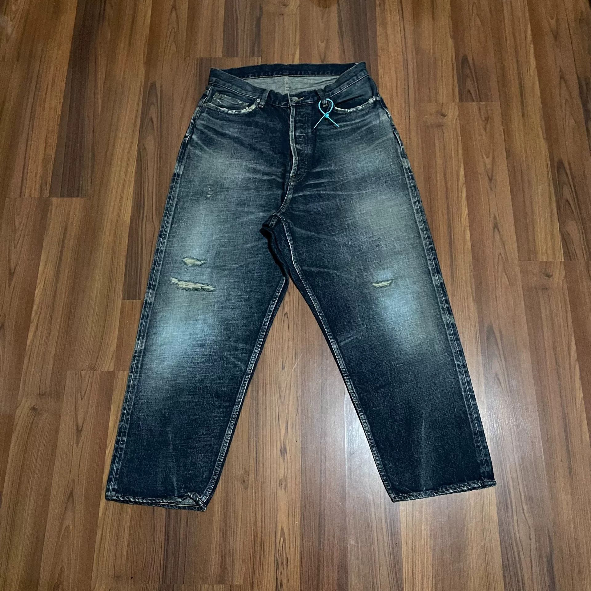 Madness MADNESS 21AW Ripped Baggy Jeans Size US 30 / EU 46 - 1 Thumbnail