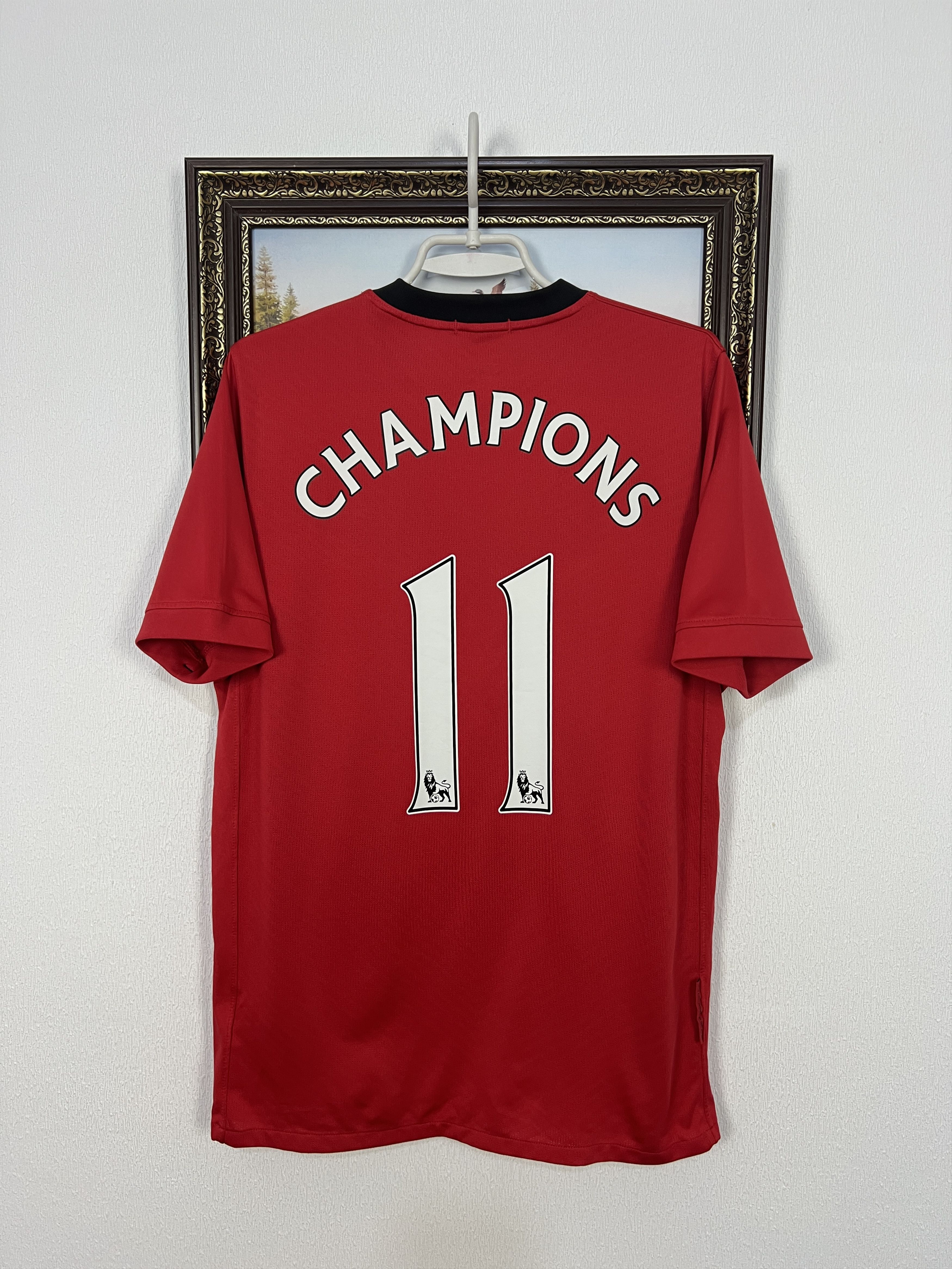 Nike Manchester United Home football shirt 2009 #11 Nike Size US M / EU 48-50 / 2 - 1 Thumbnail