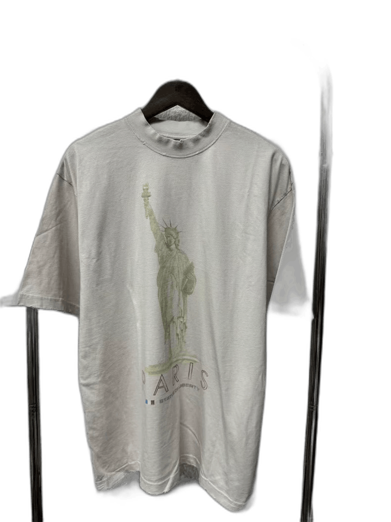 Balenciaga Balenciaga Statue of Liberty Short Sleeve T-shirt-2506 Size US S / EU 44-46 / 1 - 1 Thumbnail