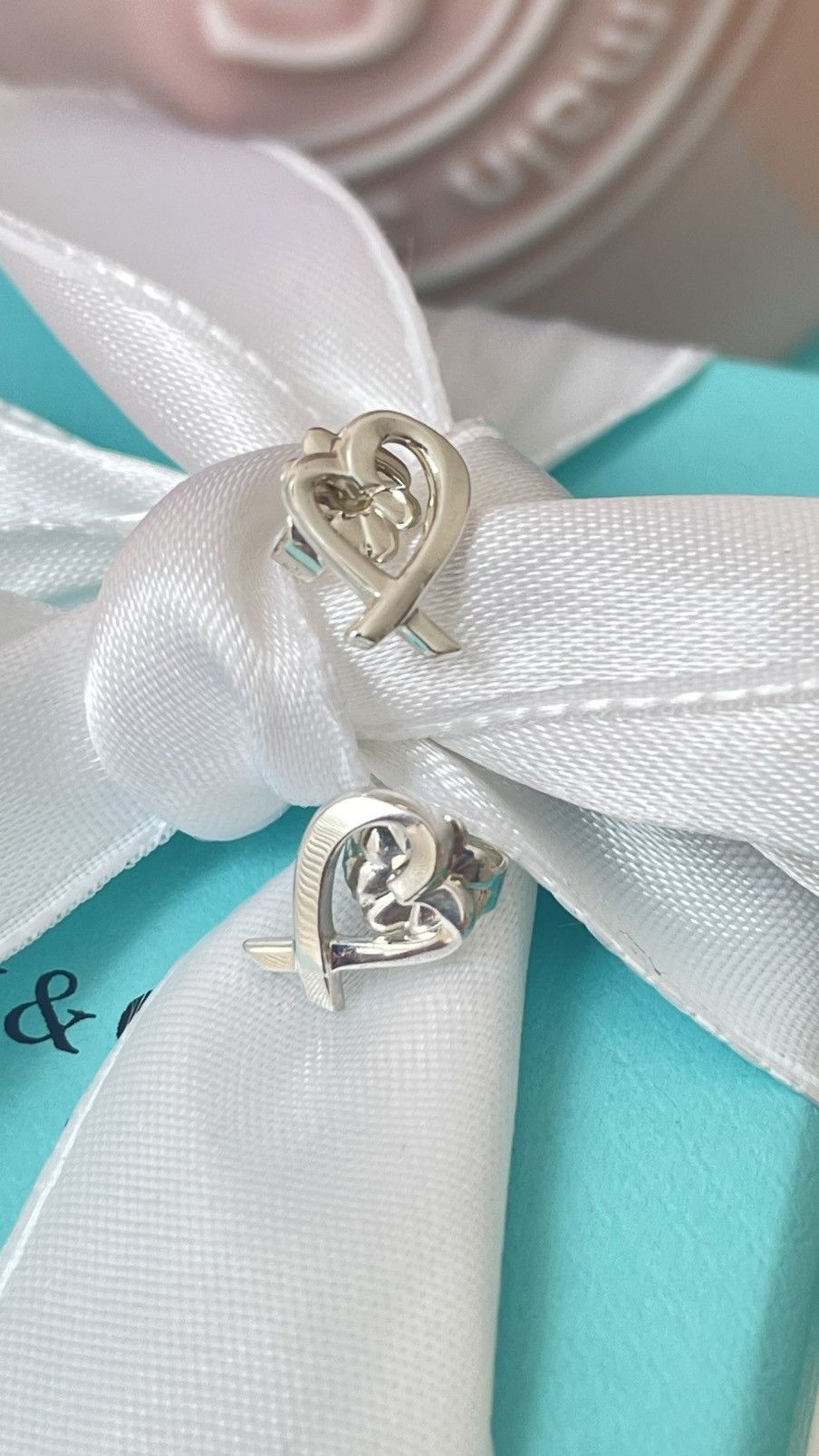 Tiffany & Co. Tiffany Paloma Picasso Loving Heart Earrings Silver NEW $525 Size ONE SIZE - 12 Thumbnail