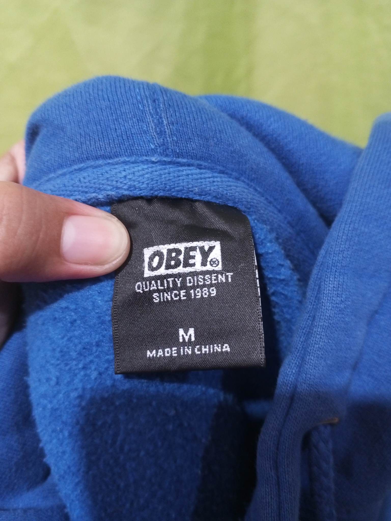Obey Obey Blue Flame Hoodie Jacket Size US M / EU 48-50 / 2 - 3 Thumbnail