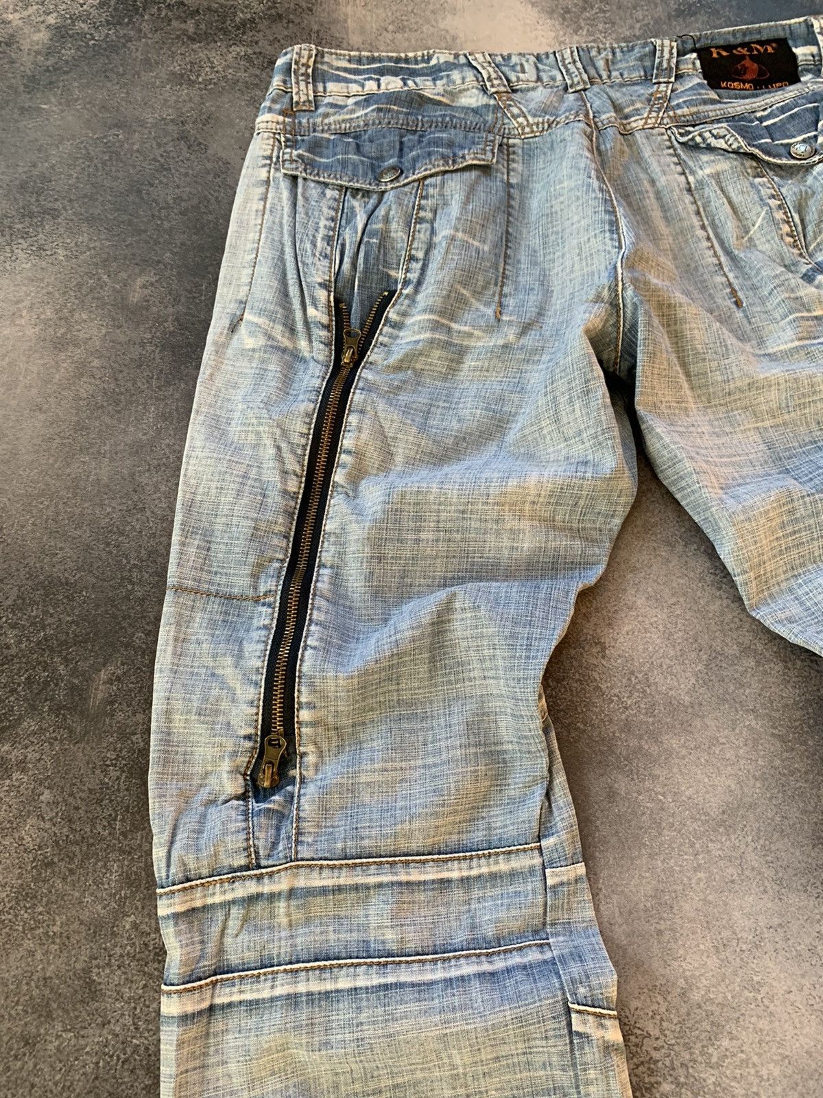 Hysteric Glamour × Japanese Brand Vintage Rick Owens Junya Watanabe Style Washed Jeans Size US 34 / EU 50 - 3 Thumbnail