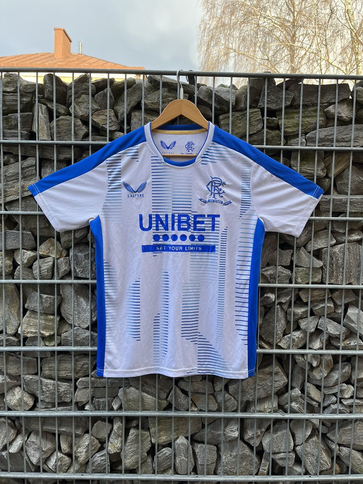 Maillot Rangers Domicile 2021/2022 – Castore – 2XL – Édition 150 Ans – État Correct