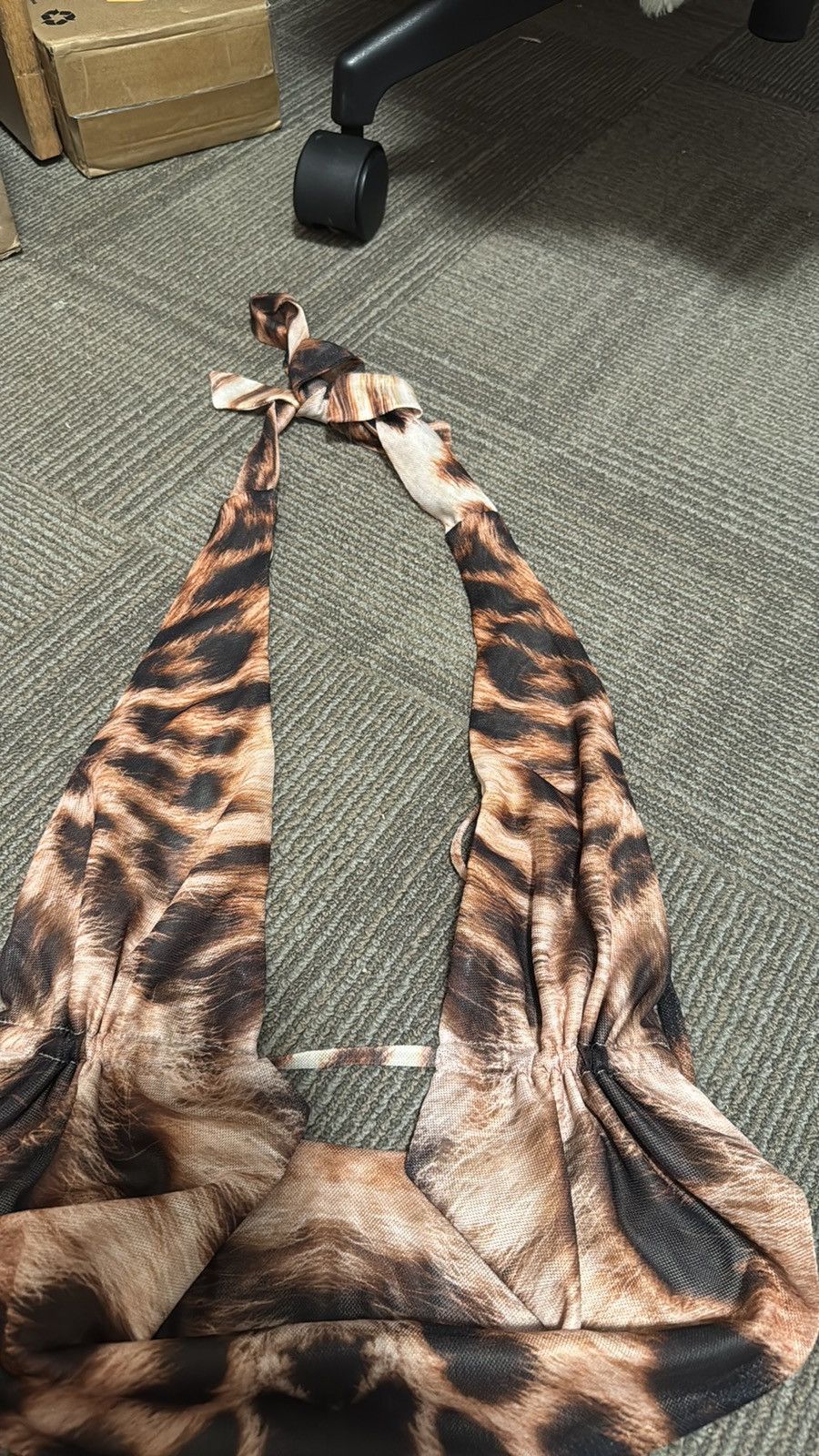 Other Leopard Print Halter Top Size XS / US 0-2 / IT 36-38 - 5 Thumbnail