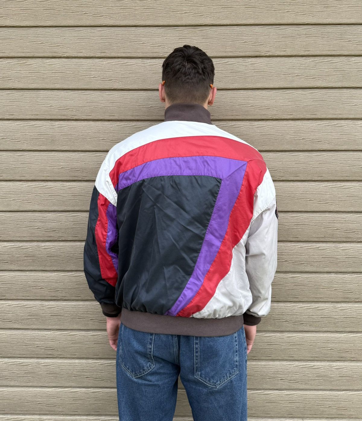 Nike Vintage Nike International Windbreaker Track Jacket Nylon Size US L / EU 52-54 / 3 - 3 Thumbnail