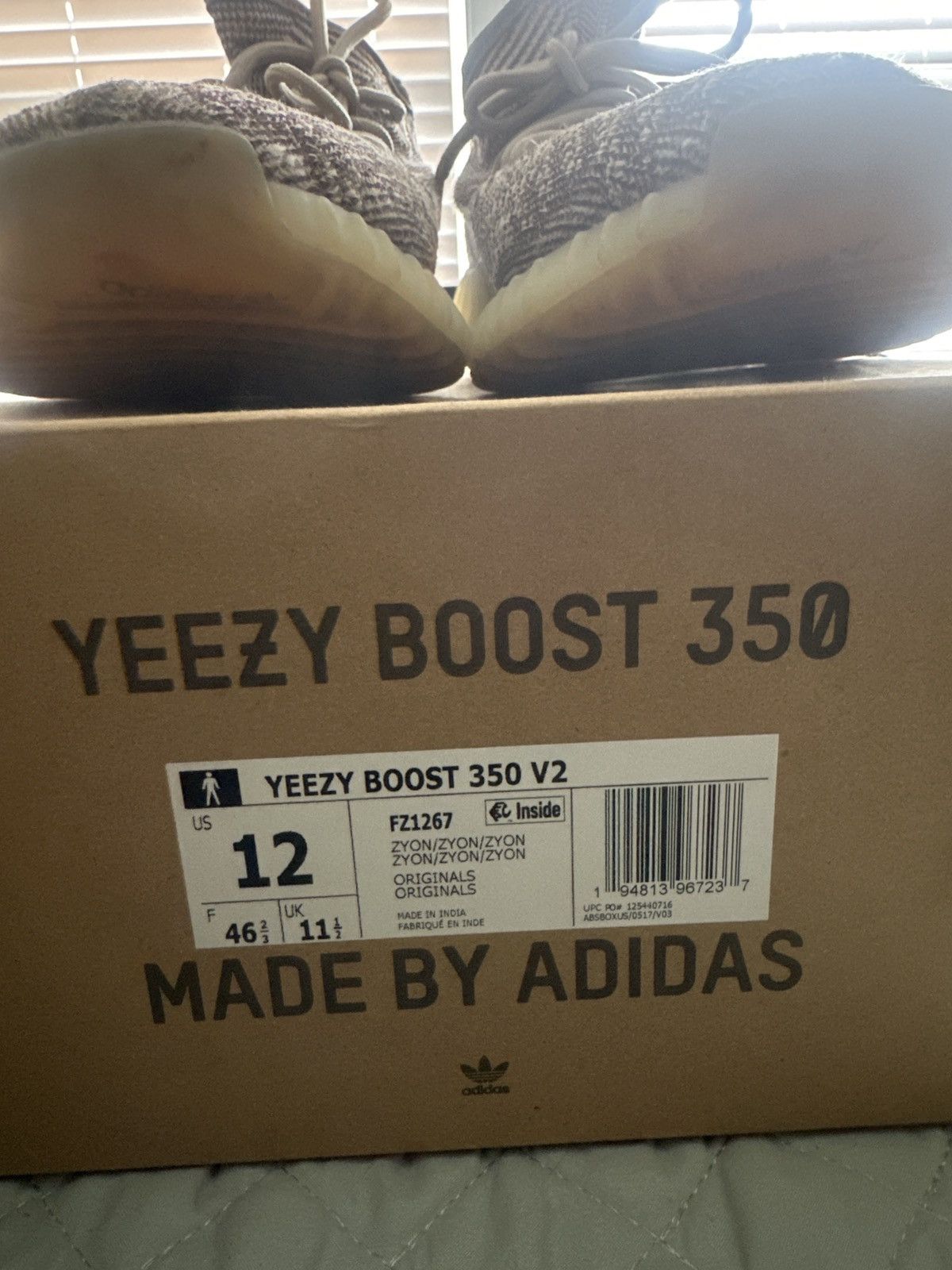 Yeezy Adidas Yeezy Boost 350 V2 Zyon Size US 12 / EU 45 - 7 Thumbnail