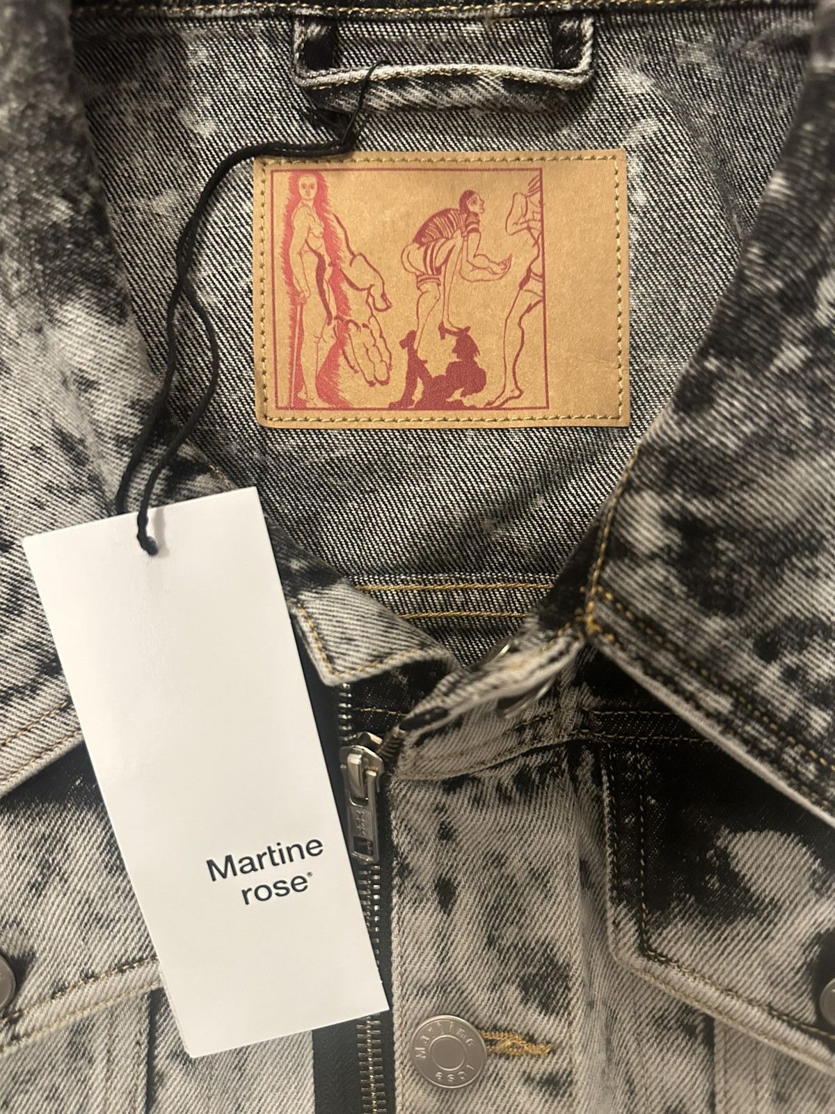 Martine Rose MARTINE ROSE ACID WASH ZIP FRONT JACKET S Size US S / EU 44-46 / 1 - 3 Thumbnail