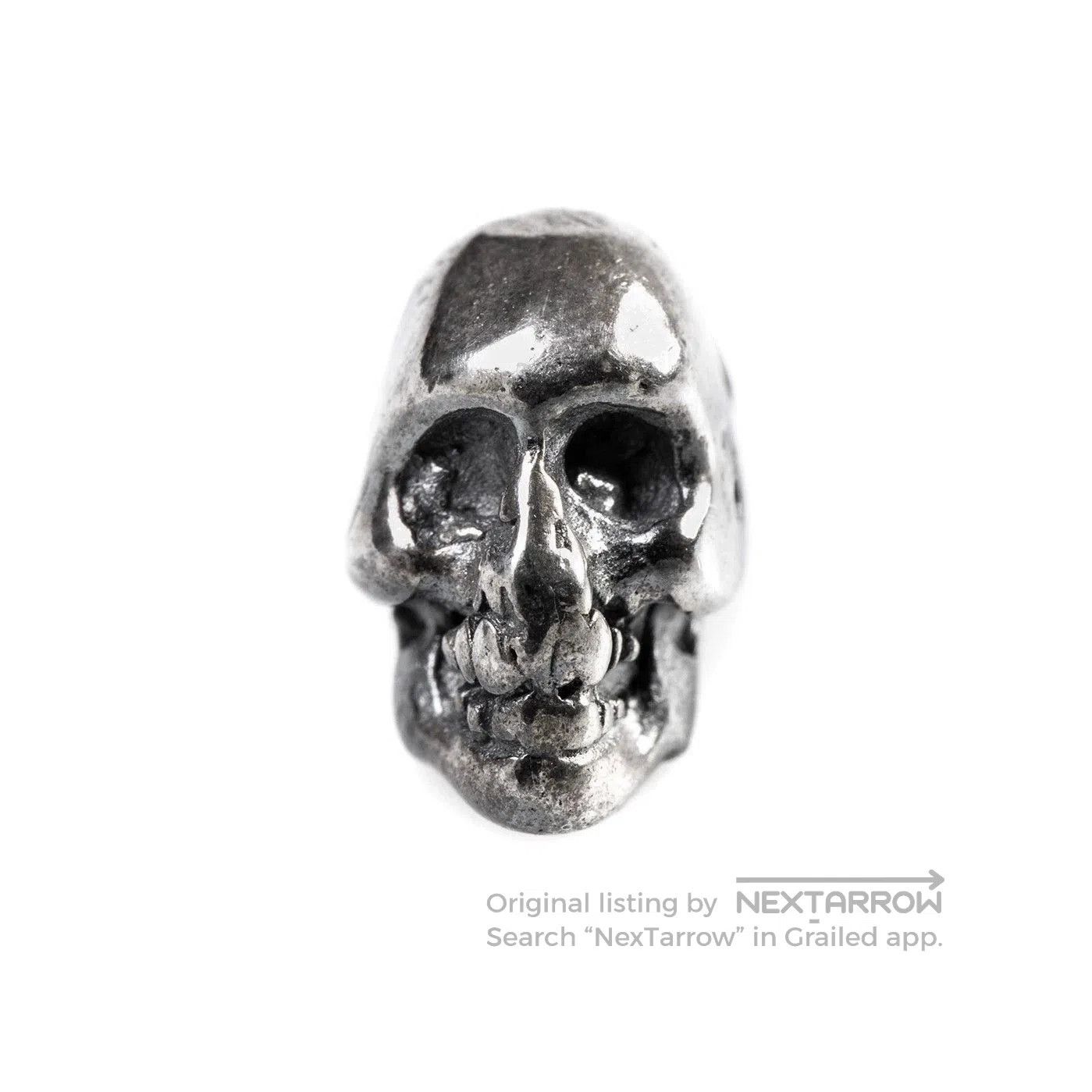 Chin Teo Silver Skull. Size ONE SIZE - 2 Thumbnail