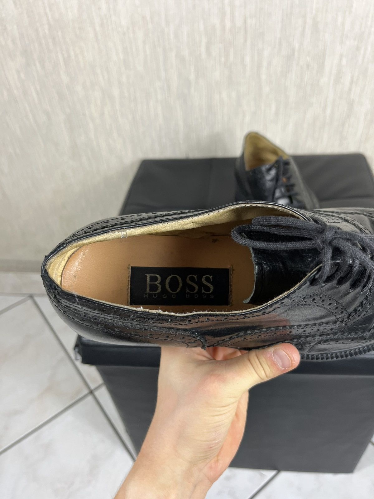 Hugo Boss Vintage Hugo Boss leather casual shoes avant garde classic Size US 9 / EU 42 - 21 Thumbnail
