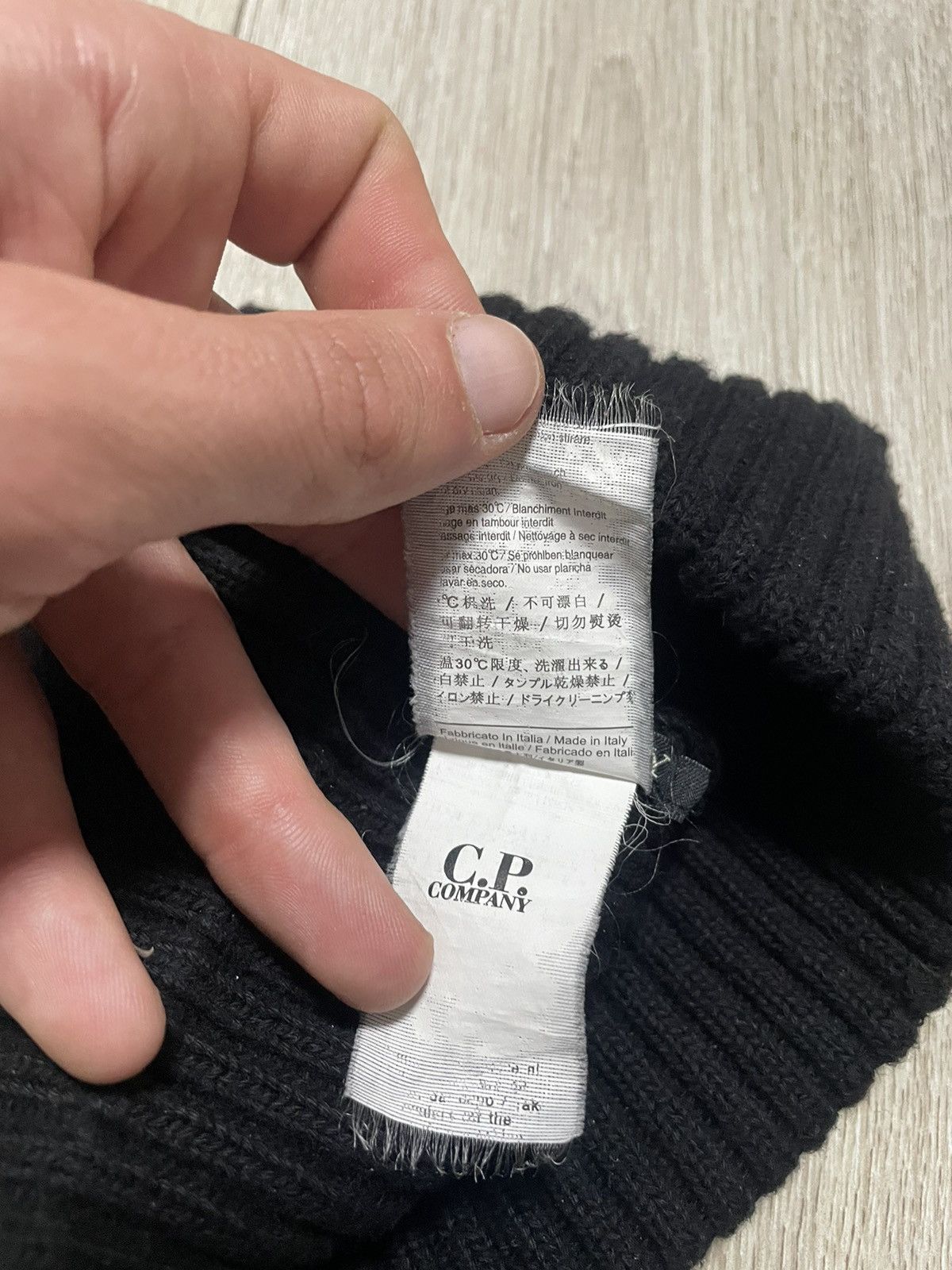 Vintage Vintage CP Company Single Lense Beanie Wool Hat Size ONE SIZE - 10 Thumbnail