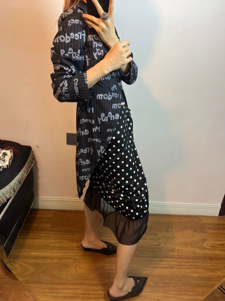 Comme des Garcons Comme Des Garcons size M Shaped polka-dot patchwork skirt Size 24" / US 00 / IT 34 - 8 Thumbnail