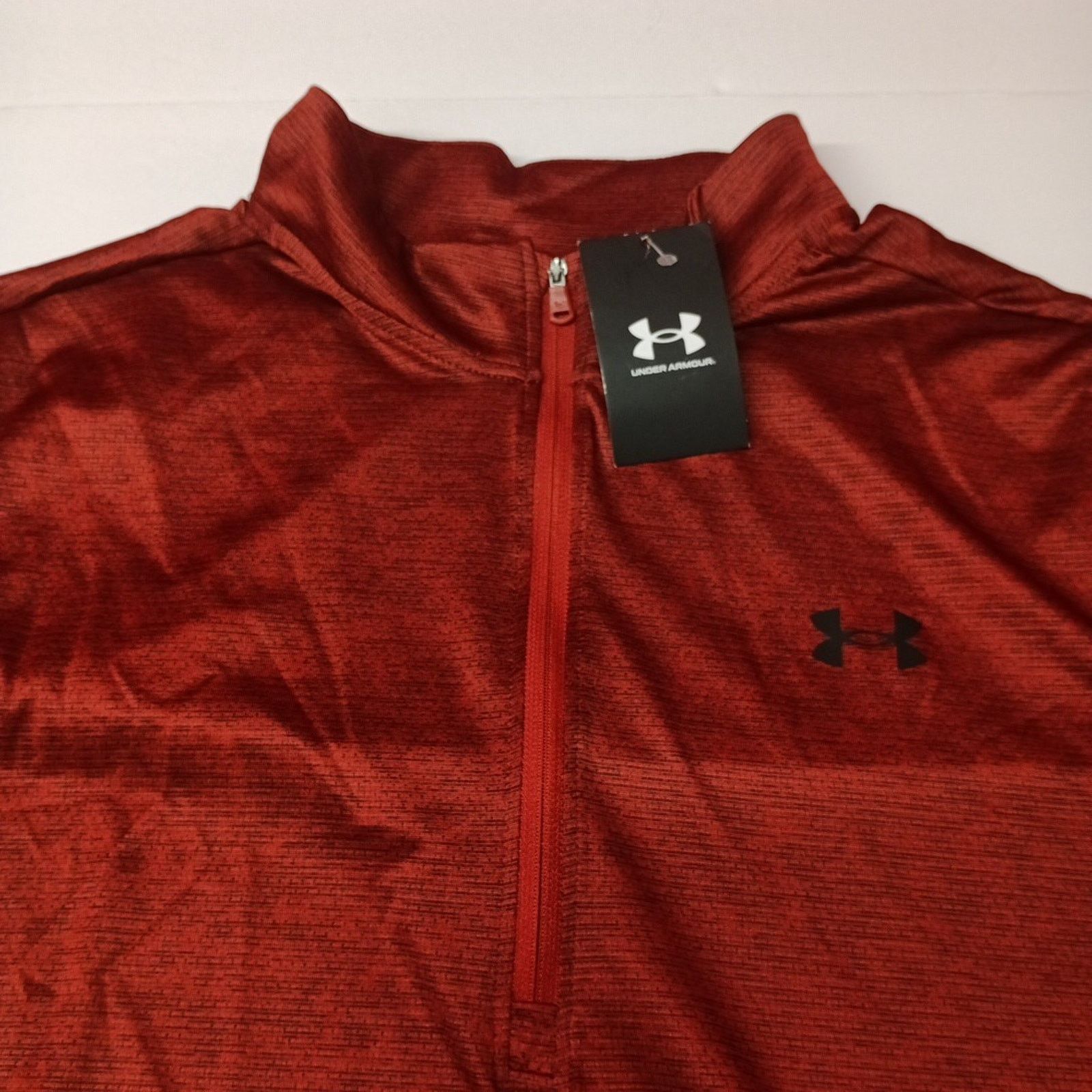 Under Armour Under Armour Men's Tech Vent 1/2 Zip Pullover Size 2XL Red Size US XXL / EU 58 / 5 - 3 Thumbnail