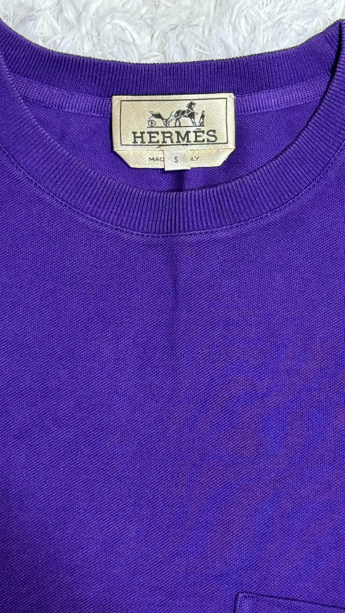 Hermes Hermes Men Basic Purple Color Luxury Style Made In Italy Size US S / EU 44-46 / 1 - 3 Thumbnail