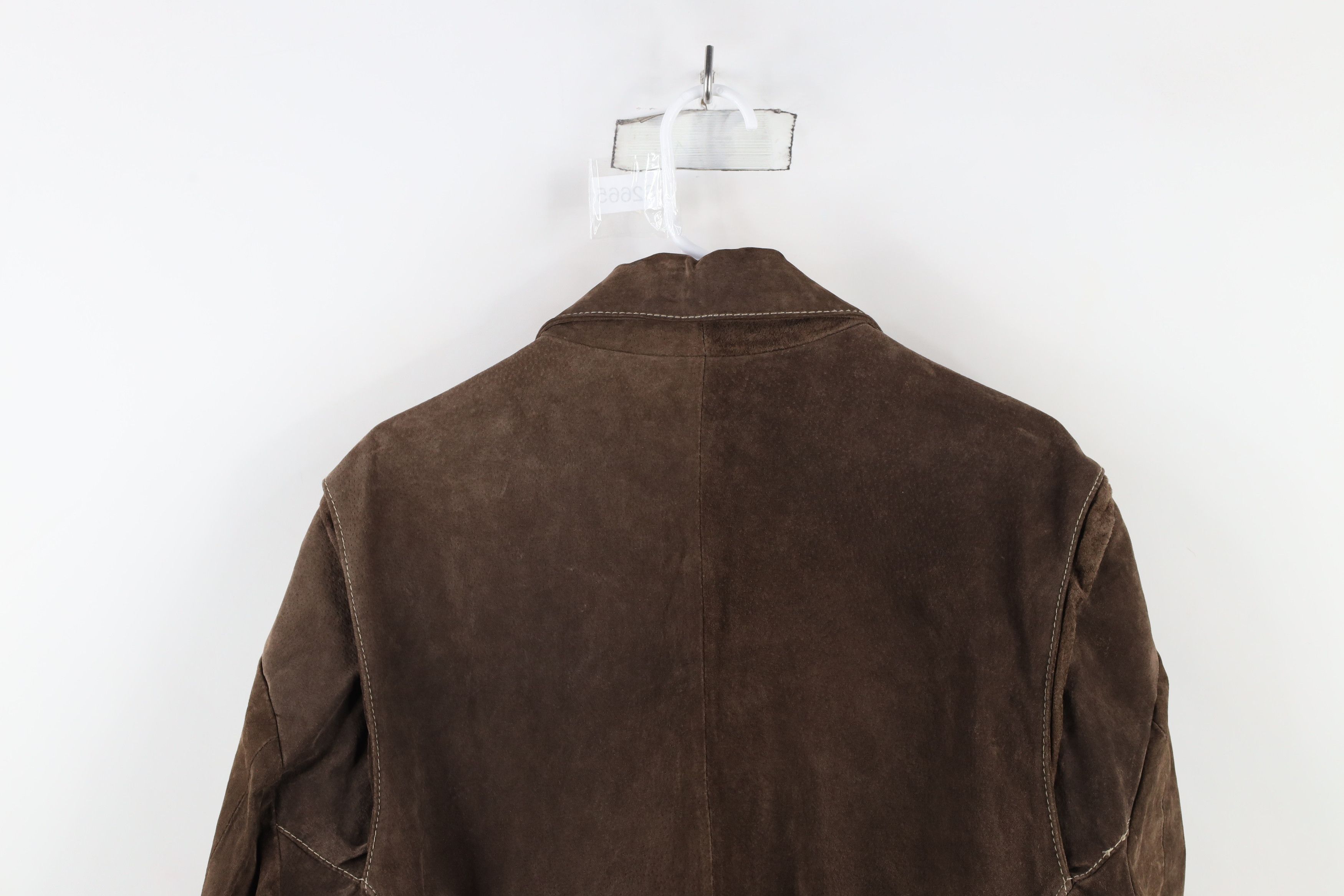 Vintage Vintage 90s Streetwear Blazer Sport Coat Jacket Brown Size US XXL / EU 58 / 5 - 15 Thumbnail