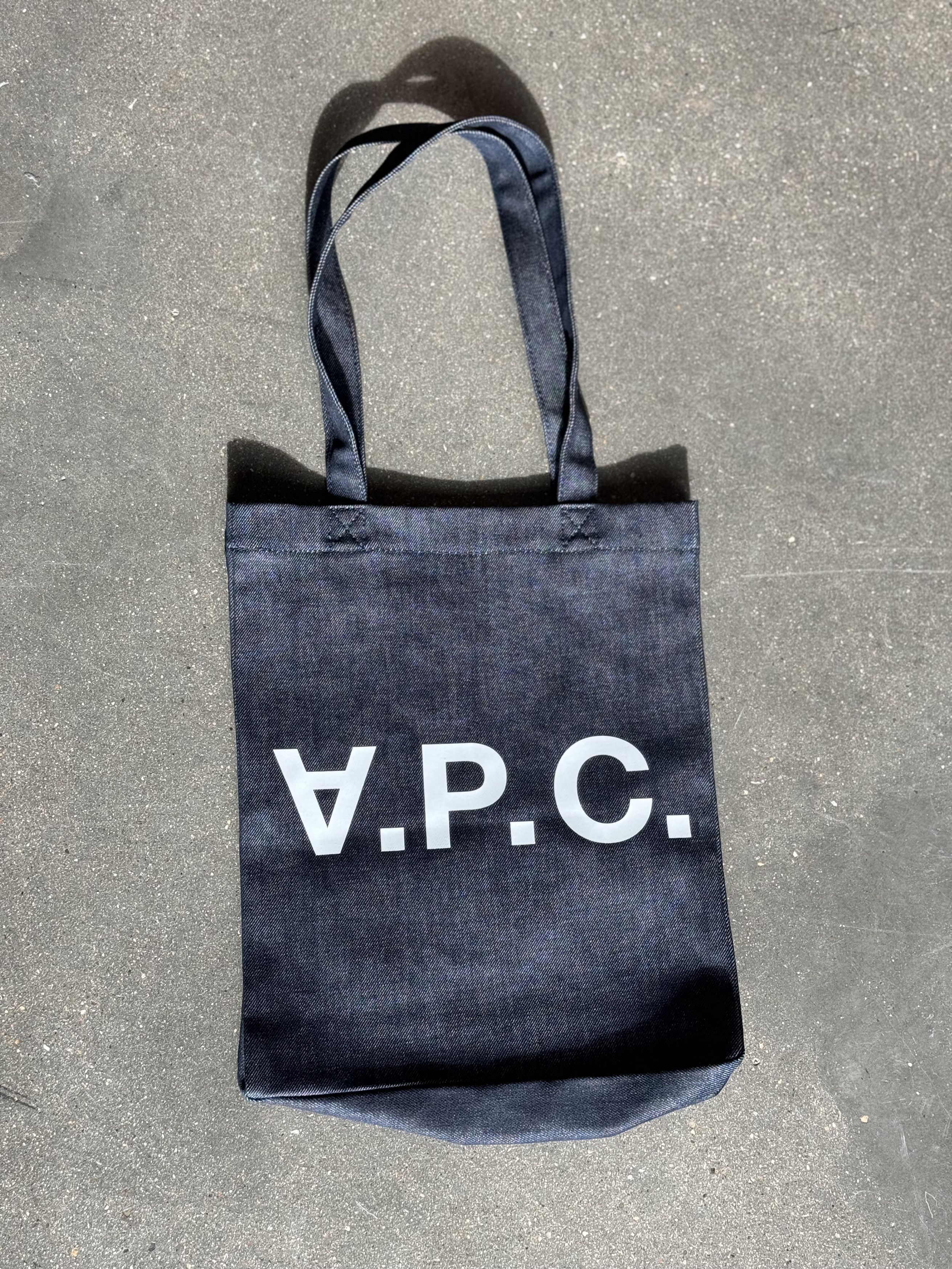 A.P.C. Laure Tote Bag Indigo