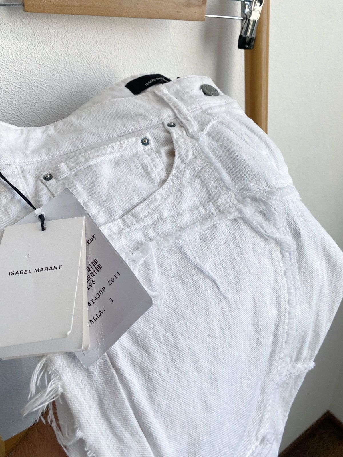 Isabel Marant Isabel Marant White Jeans Size 25" / US 0 / IT 36 - 10 Thumbnail