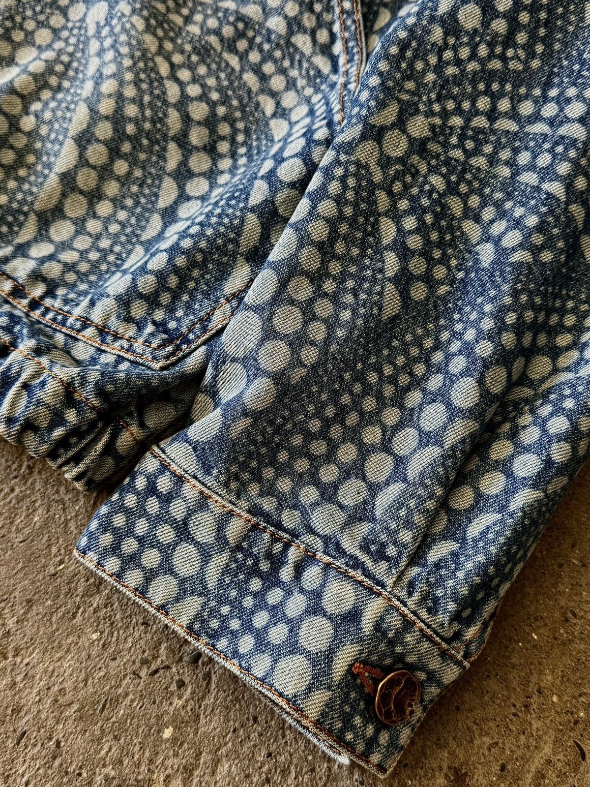 Louis Vuitton × Yayoi Kusama Louis Vuitton - Yayoi Kusama - Pumpkin - Denim Jacket Size US M / EU 48-50 / 2 - 3 Thumbnail