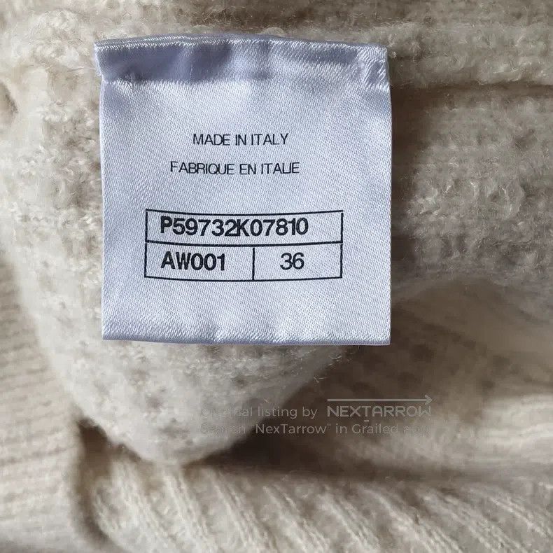 Chanel Chanel Beige three-dimensional relief flower knitted sweat Size XS / US 0-2 / IT 36-38 - 6 Thumbnail