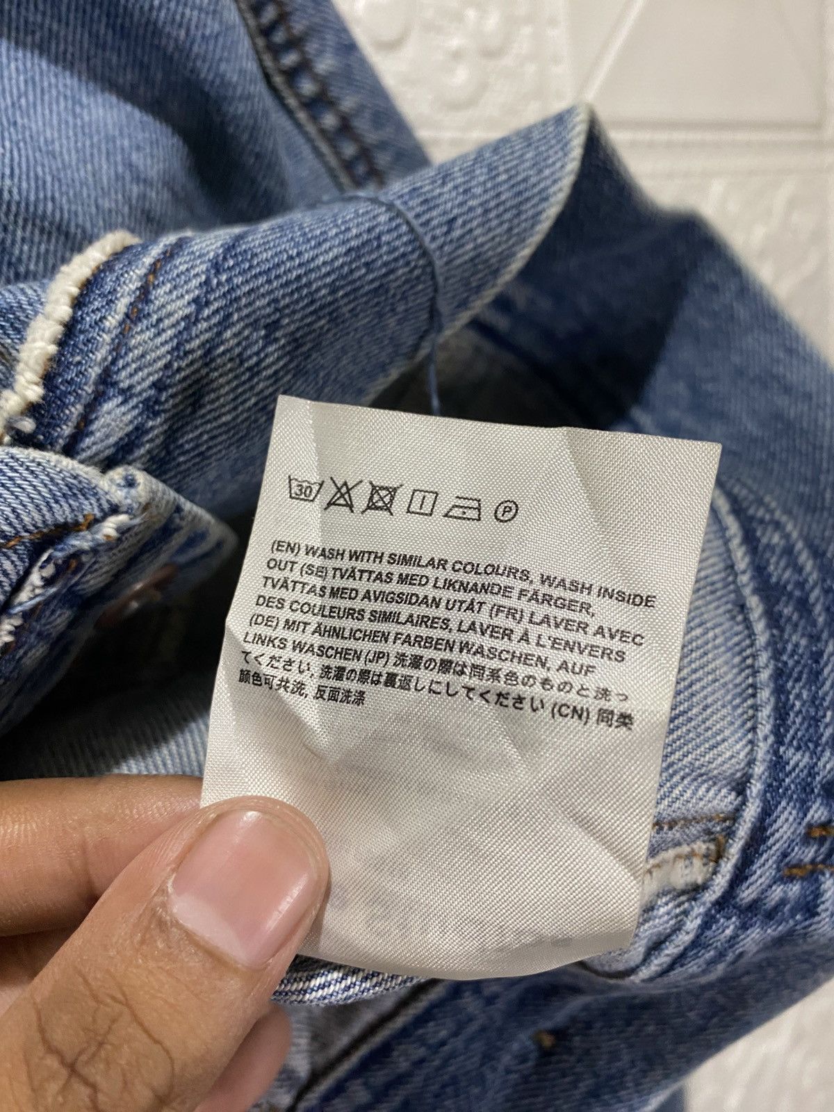 Acne Studios Acne Studios Oversize Boxy Denim Jacket Size XS / US 0-2 / IT 36-38 - 9 Thumbnail