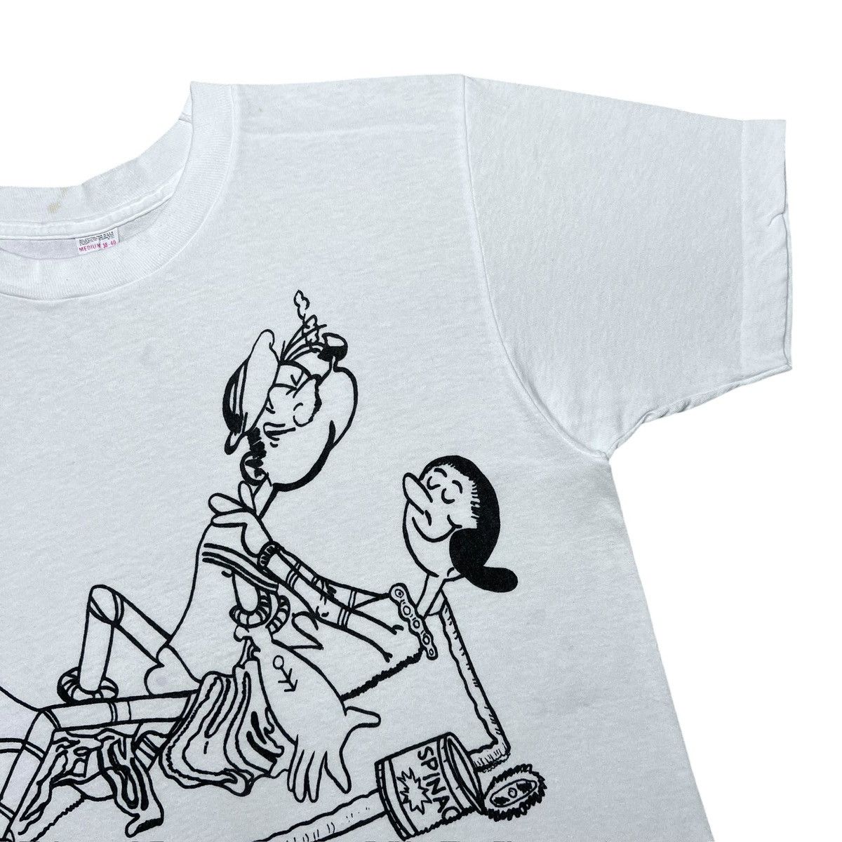 Other Vtg 80s Popeye The Sailor Man Olive Oyl Parody Sex T-Shirt Size US M / EU 48-50 / 2 - 8 Thumbnail