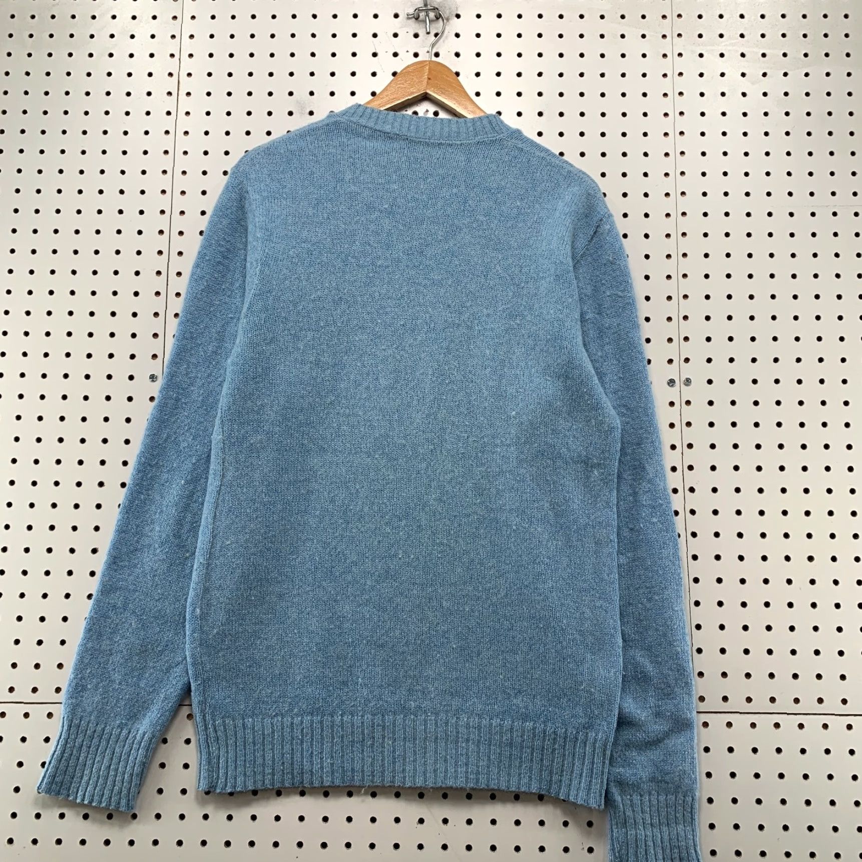 Vintage VINTAGE Robert Bruce Wool Sweater Mens Large Fits Medium Knit Work Made Usa Shirt Mens L Blue Wool Pullover 80s USAٺ Size US L / EU 52-54 / 3 - 2 Thumbnail