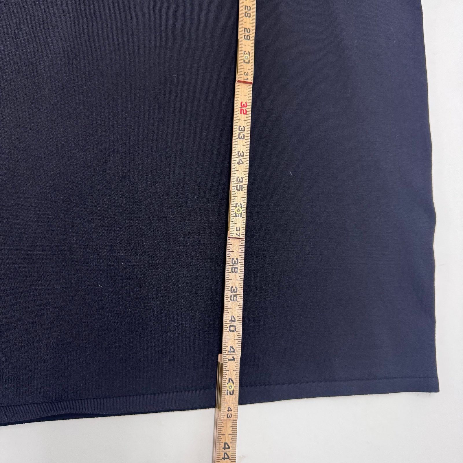 Marina Rinaldi Marina Rinaldi Black Sheath Crossover Waist Knitted Dress XL Size 3XL / US 20-22 - 9 Thumbnail