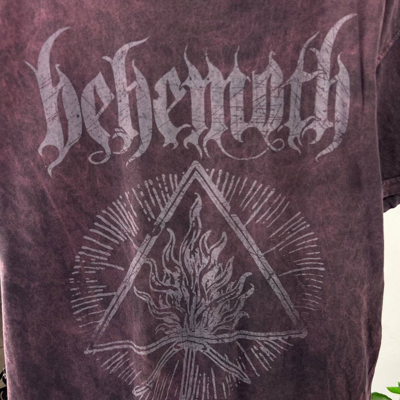 Vintage Behemoth Tour Tee 90s Very Rare Satanist Metall Gothic Rock Size US L / EU 52-54 / 3 - 3 Thumbnail