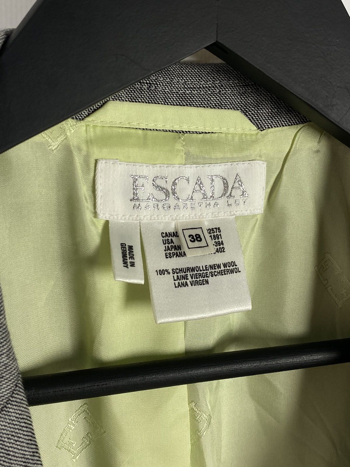 Escada Vintage Escada Margaretha Ley Wool Blazer Size XS / US 0-2 / IT 36-38 - 5 Thumbnail
