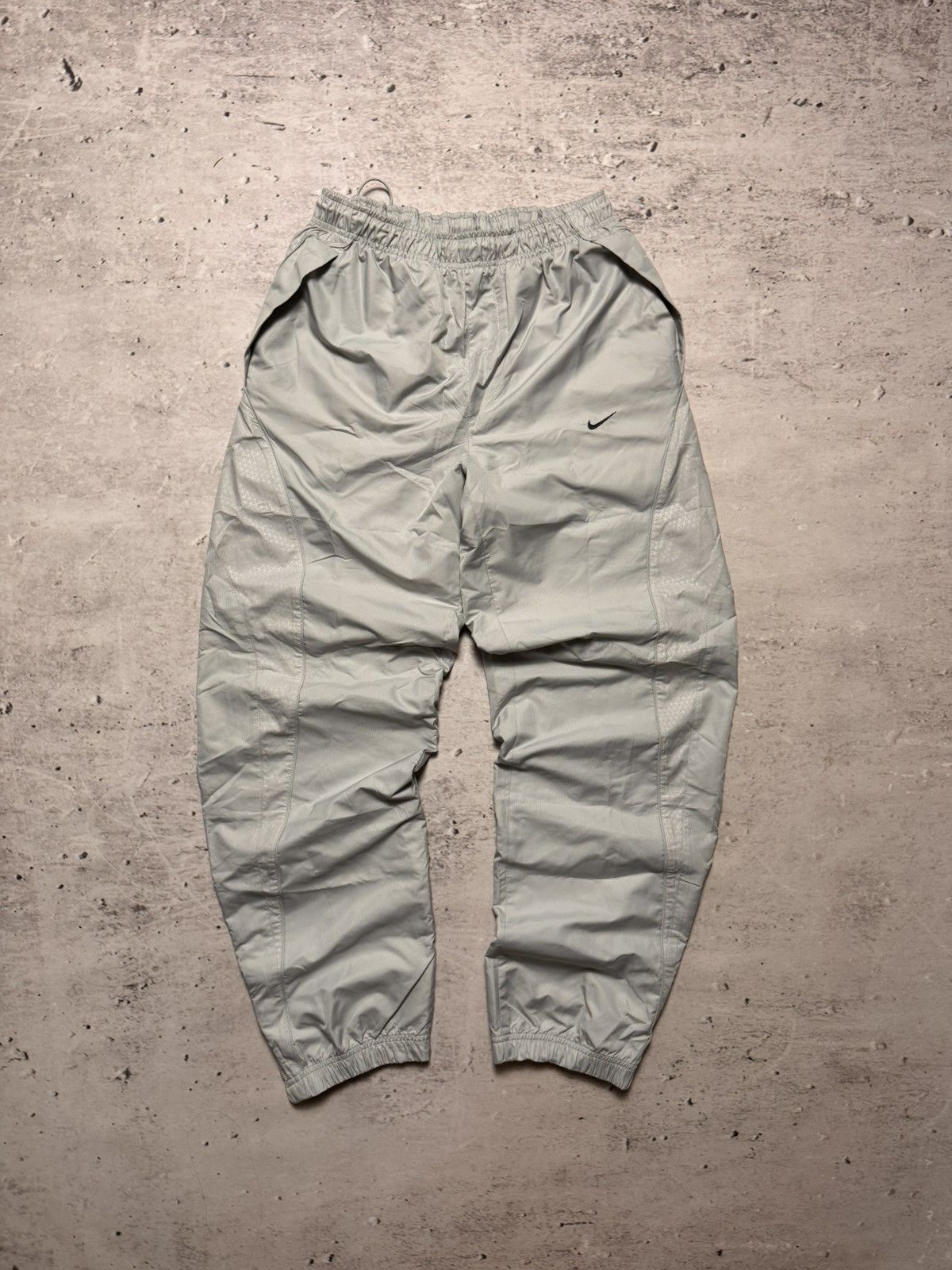 Nike × Vintage NIKE SHOX VINTAGE BASIC LOGO OVERSIZE BAGGY PANTS Size US 34 / EU 50 - 1 Thumbnail