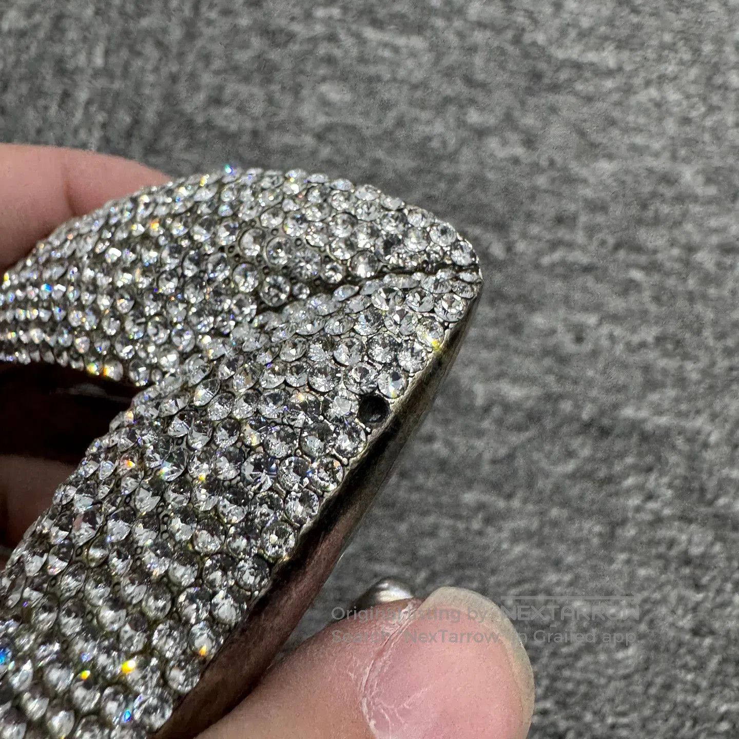 Yves Saint Laurent YSL Rhinestone Bracelet. Size ONE SIZE - 2 Thumbnail