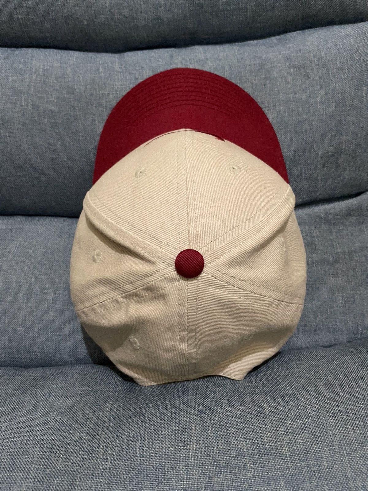 Nike Vintage rare two tone nike center swoosh hat cap snapback Size ONE SIZE - 2 Thumbnail