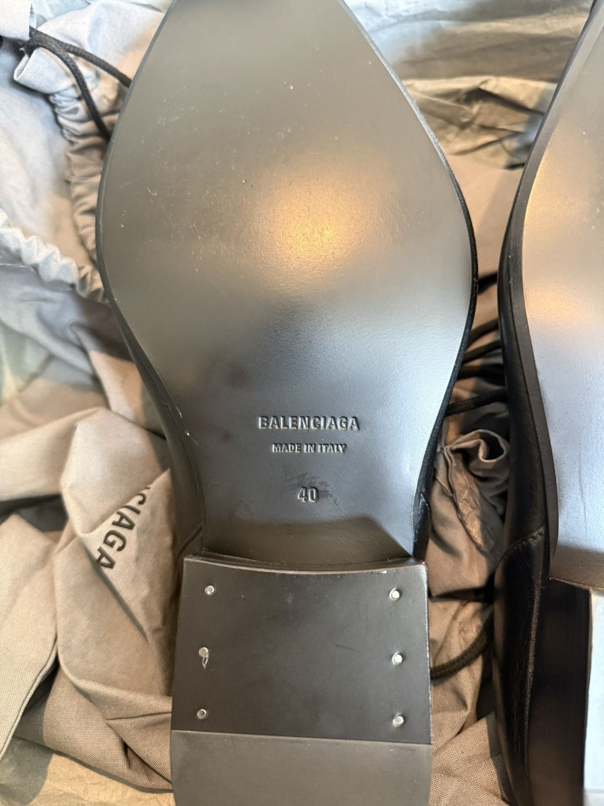 Balenciaga Balenciaga Romeo Mule Size US 7 / EU 40 - 8 Thumbnail