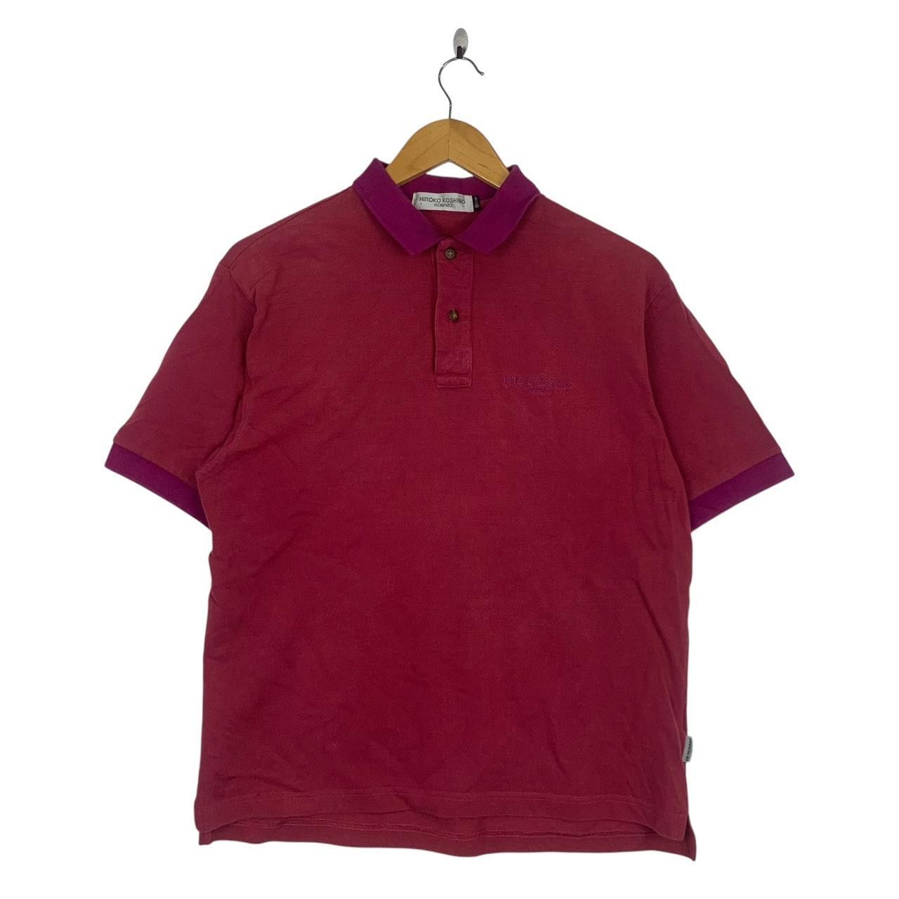 Hiroko Koshino Homme Vintage HIROKO KOSHINO HOMME Collection Polo Tee Shirt Top Size US M / EU 48-50 / 2 - 1 Thumbnail
