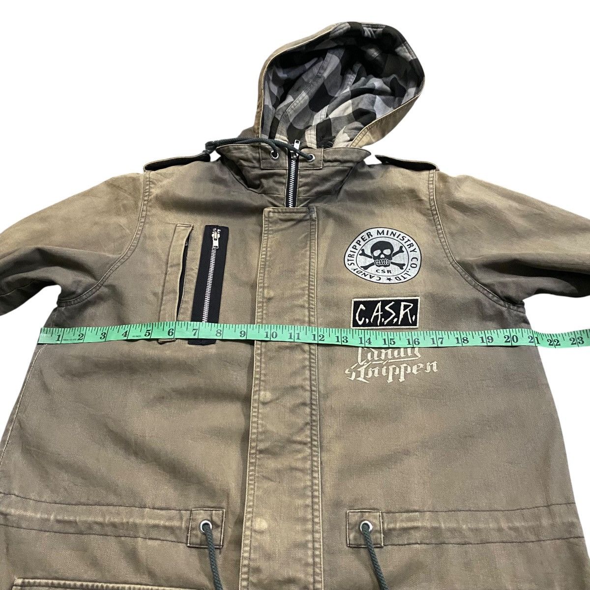 Japanese Brand Vintage Candy Stripper Long Button/Zipper Jacket M Size Size US M / EU 48-50 / 2 - 13 Thumbnail