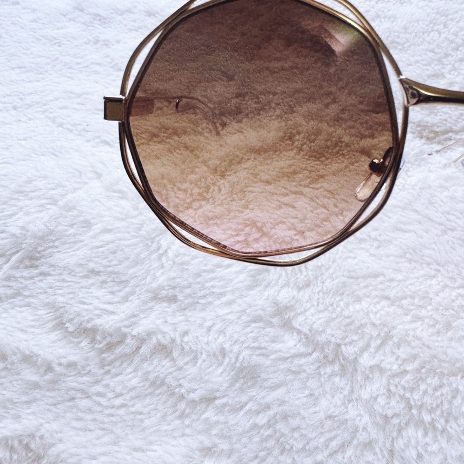 Other Seraphina Brown Geometric Sunglasses Size ONE SIZE - 3 Thumbnail