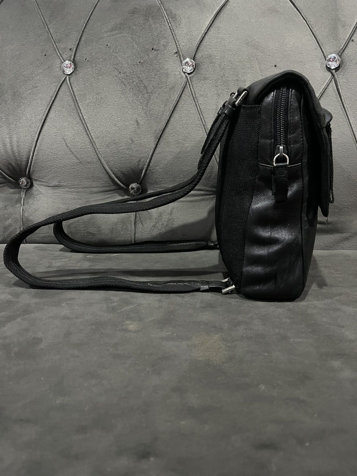 Leather × Prada Authentic PRADA Leather Backpack Size ONE SIZE - 6 Thumbnail