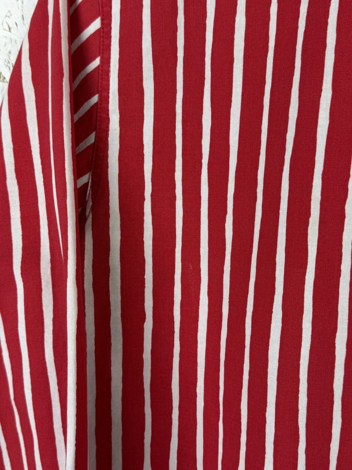 Marimekko Vintage Marimekko Jokapoika Metal Button Red Dress Shirt S Size US S / EU 44-46 / 1 - 3 Thumbnail