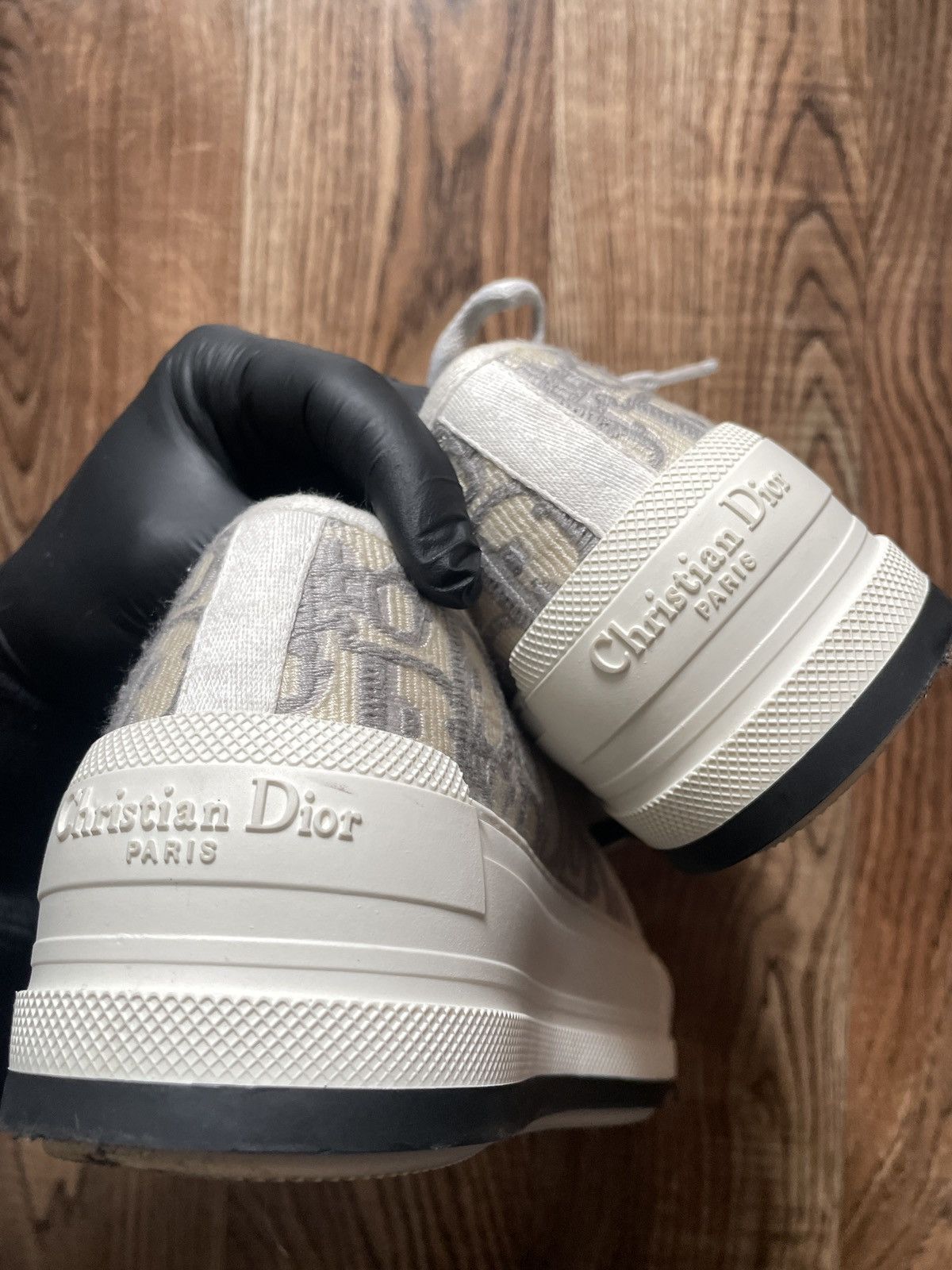 Christian Dior Monsieur CHRISTIAN DIOR - Walk'N'Dior Canvas Low-Top Sneakers Size US 5 / IT 35 - 9 Thumbnail